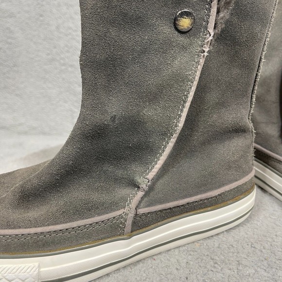 Converse All Star CT Beverly Womens Size 7 Gray Mid Calf Winter Boots 525941C - Picture 11 of 12